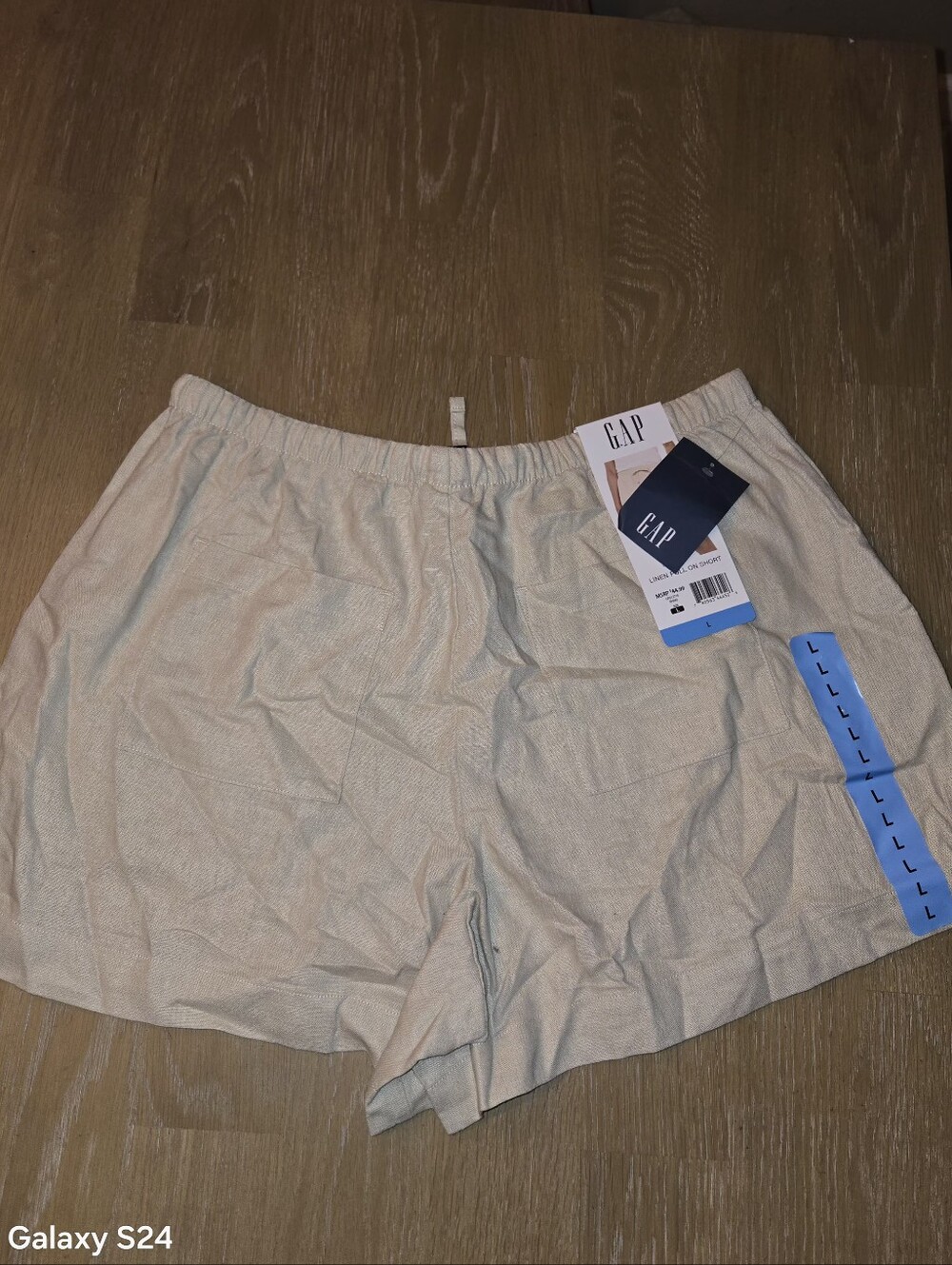 GAP  Women's SzL GAP Linen Pull On Shorts New
